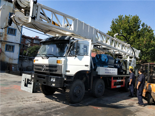 Delivery BZC600CA truck mounted drilling rig to Algeria.