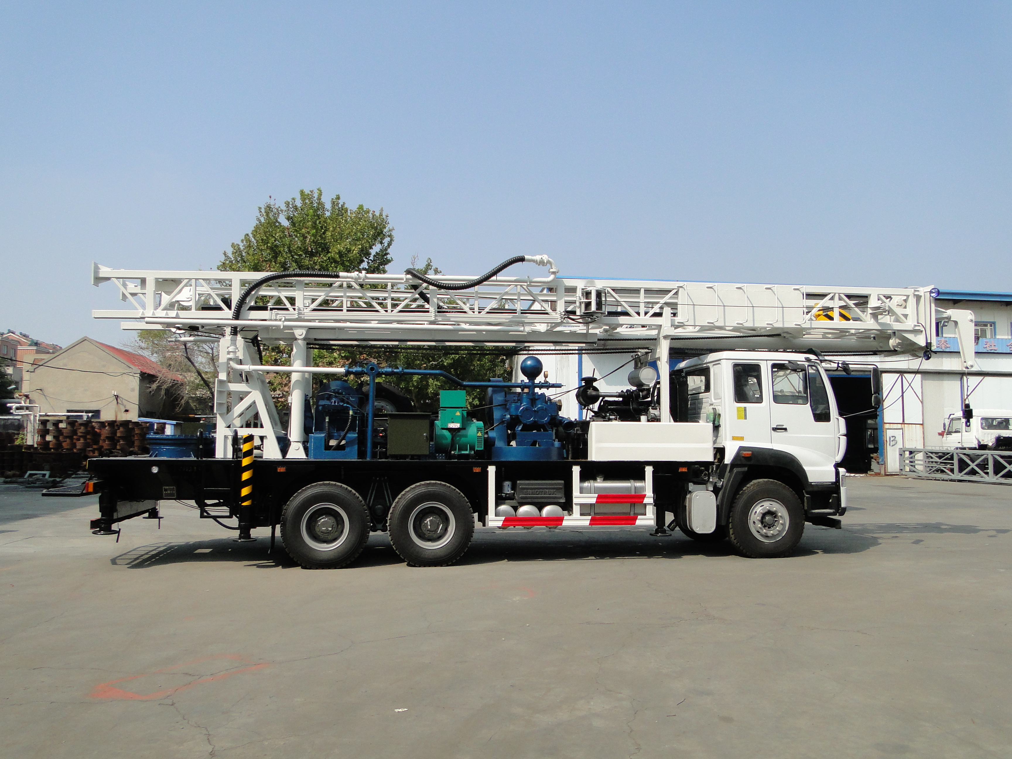 BZCY400XHW Truck mounted water well drilling rig