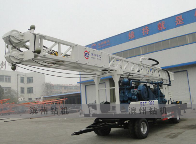 BZT300 tralier mounted drilling rig